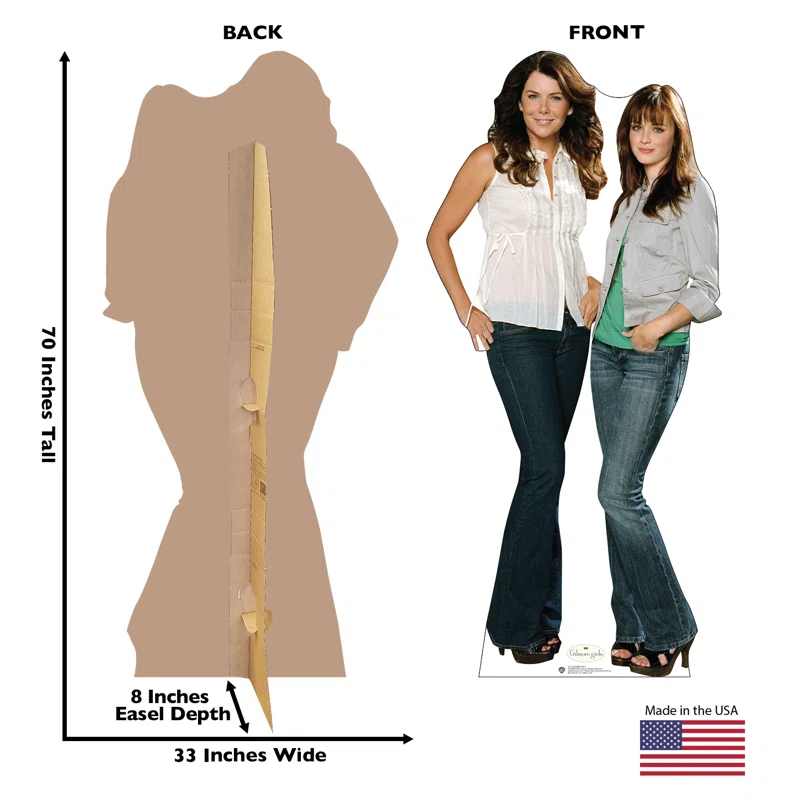Advanced Graphics 70'' Movie & TV Characters Cardboard Standup