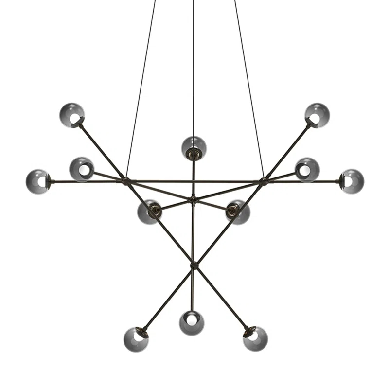 SONNEMAN Proton™ 12 - Light Dimmable LED Sputnik Sphere Chandelier