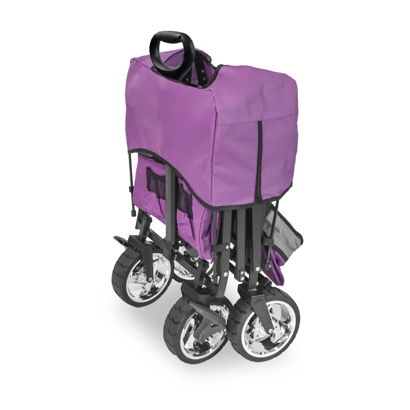 WonderFold Outdoor S4 Push & Pull Folding Wagon With Canopy & Brakes | Wayfair