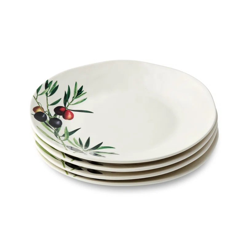 Certified International Olivia Set of 4 Salad Plate 9in