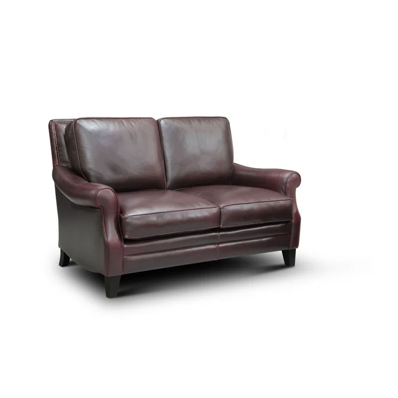 72'' Leather Loveseat
