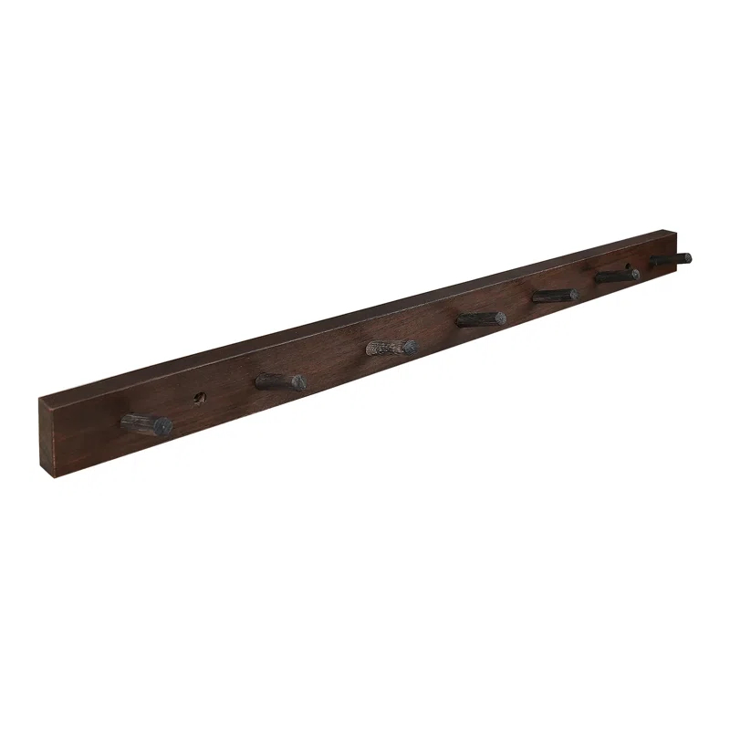 CONSDAN Solid Wood Wall Wall Mounted Coat Rack