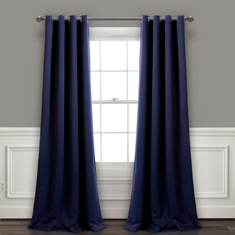 Torre & Tagus Insulated Polyester Blackout Curtain Pair (Set of 2)