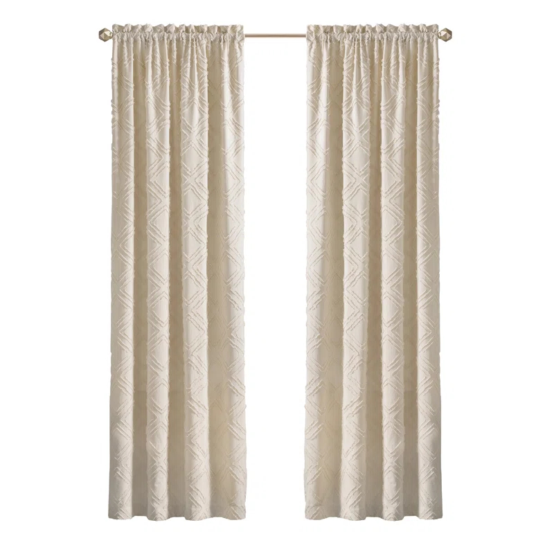 Achim Importing Co Polyester Semi Sheer Curtain Single Panel