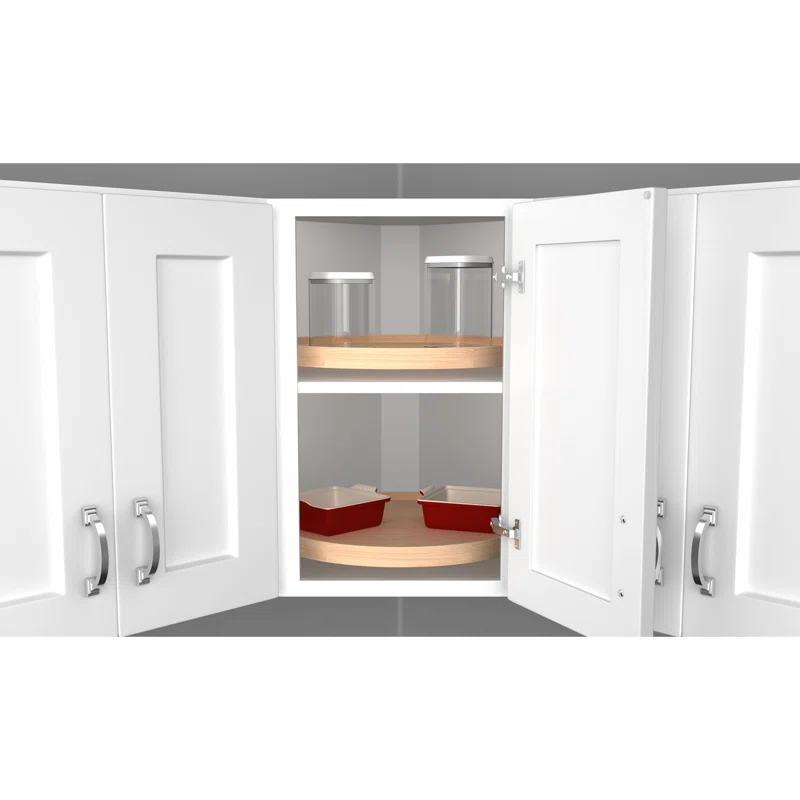 Rev-A-Shelf Rev-A-Shelf Lazy Susan Wooden Circle 1-Shelf w/Swivel Bearings
