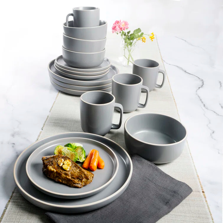 Zuma 16 Piece Dinnerware Set, Service for 4
