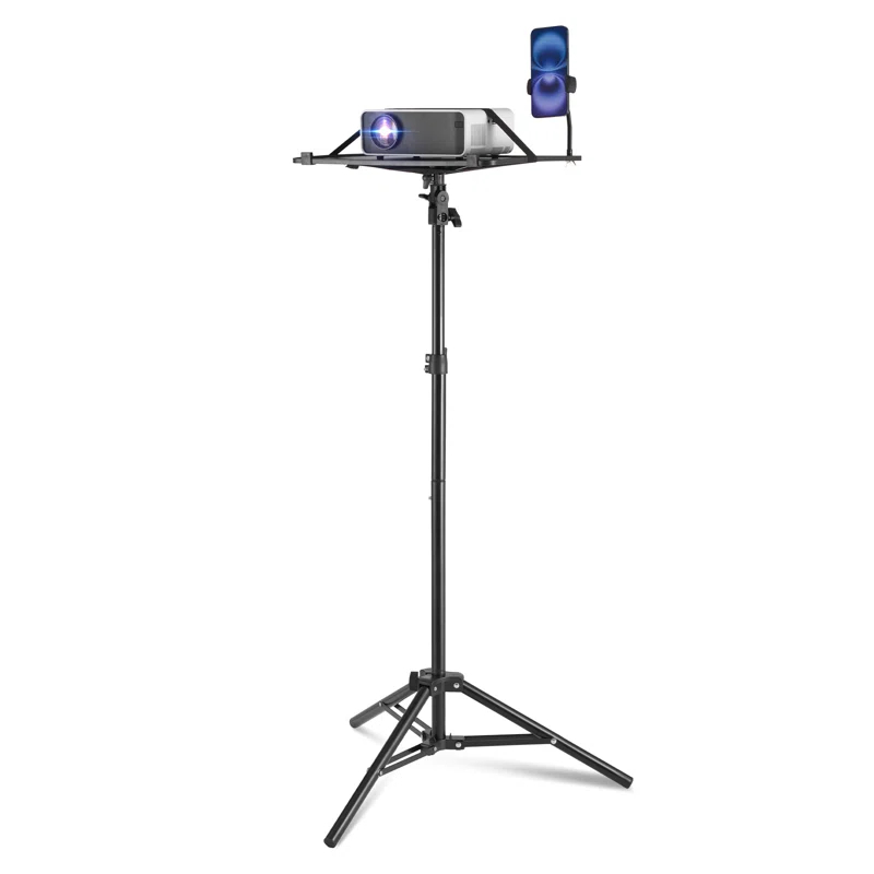 Rebrilliant Projector Stand Laptop Stand Tripod Adjustable Height from 26.97 to 63 in