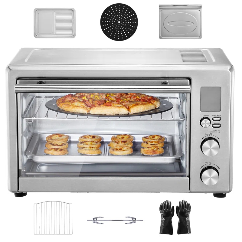 Stellweilan Tessberg Countertop Convection Oven 28L Toaster Baker 10-IN-1 1800W for Home Use
