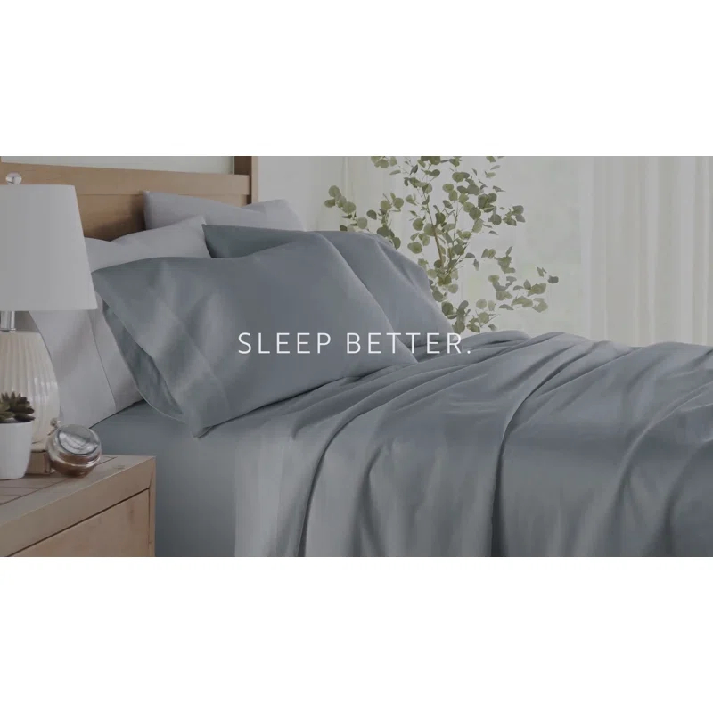 Becky Cameron Sateen Long-Staple Cotton Deep Pocket Sheet Set
