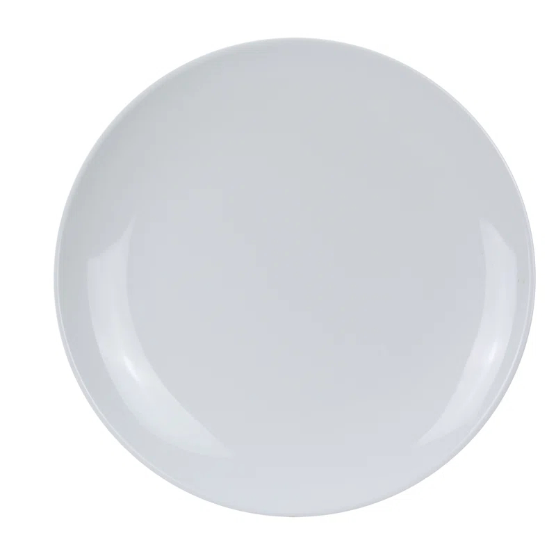 Yanco 9'' Melamine Salad/Dessert Plate (Set of 24)