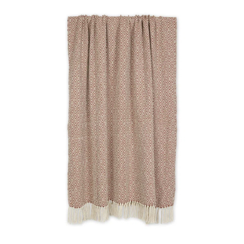 Design Imports Hand Woven Throw Blanket