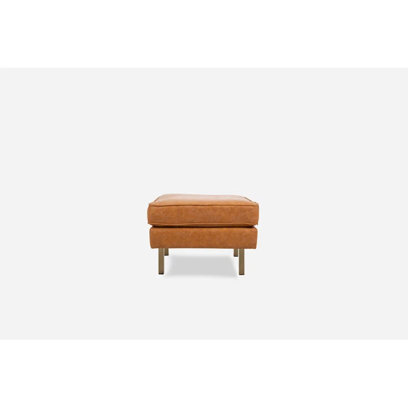 Albany Park Nova Faux Leather Ottoman