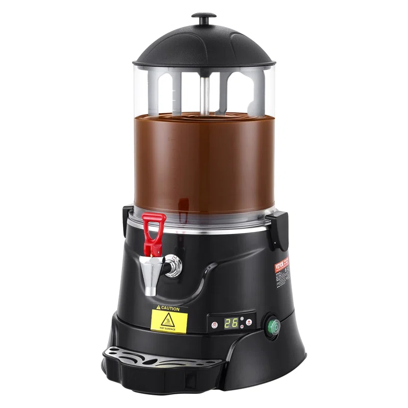 VEVOR Hot Chocolate Dispenser 2.6 Gal / 10 L Hot Chocolate Machine for Hot Drink