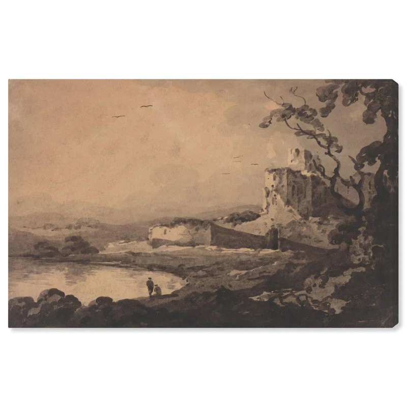 Art Remedy William Gilpin, Landscape Canvas Vintage Art Prints by Art Remedy