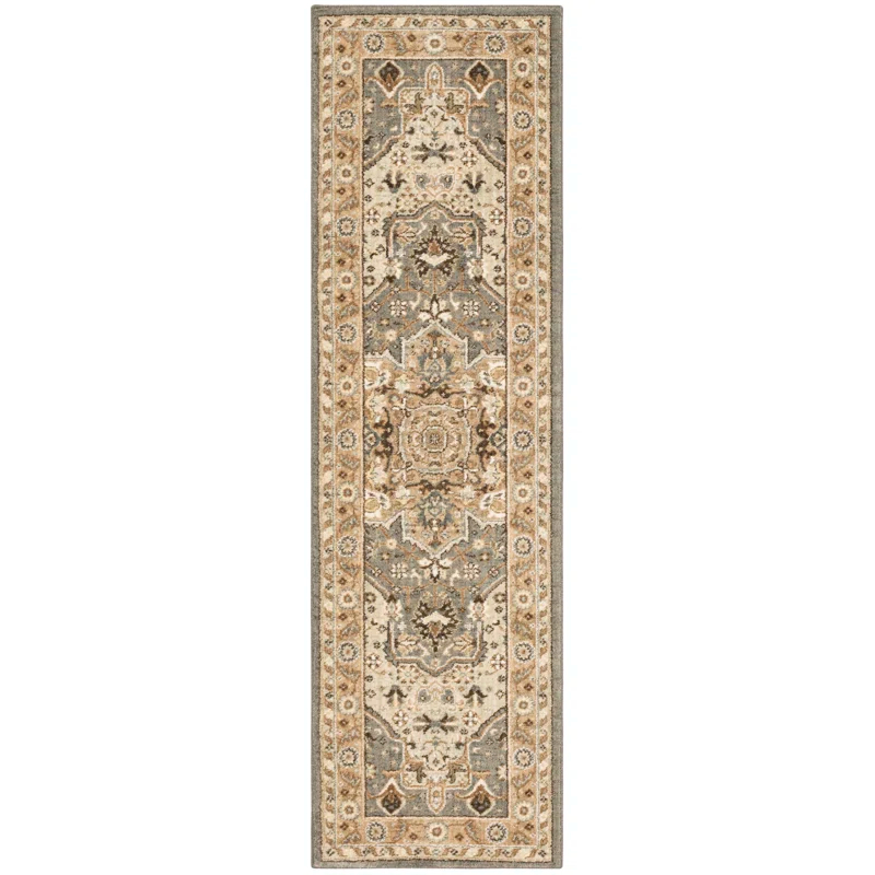 Karastan Euphoria Gray Traditional Ornamental Area Rug