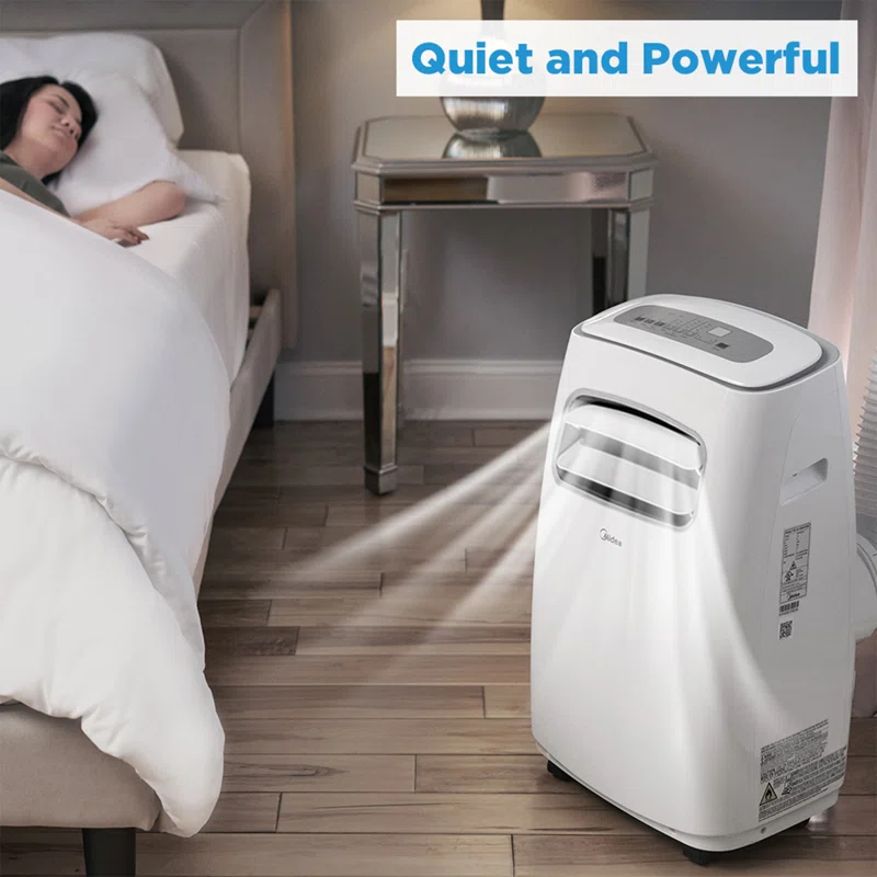 Midea Midea 10000 BTU Wi-Fi Connected Portable Air Conditioner for 200 Square Feet with Remote Included