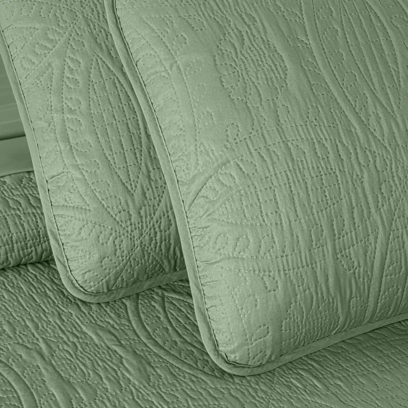 Chezmoi Collection Liam Microfiber 7 Piece Bed in a Bag Comforter Set