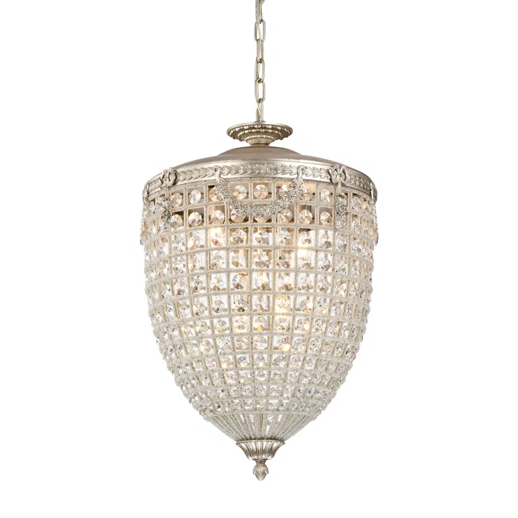 Rosdorf Park Kiyora 4 - Light Dimmable Tiered Chandelier