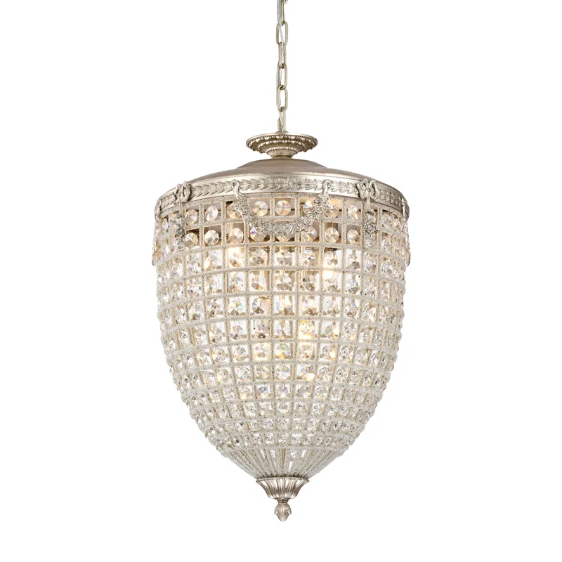 Rosdorf Park Kiyora 4 - Light Dimmable Tiered Chandelier