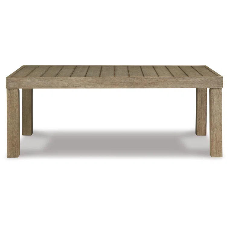 Viva Furniture Rectangular Eucalyptus Outdoor Coffee Table