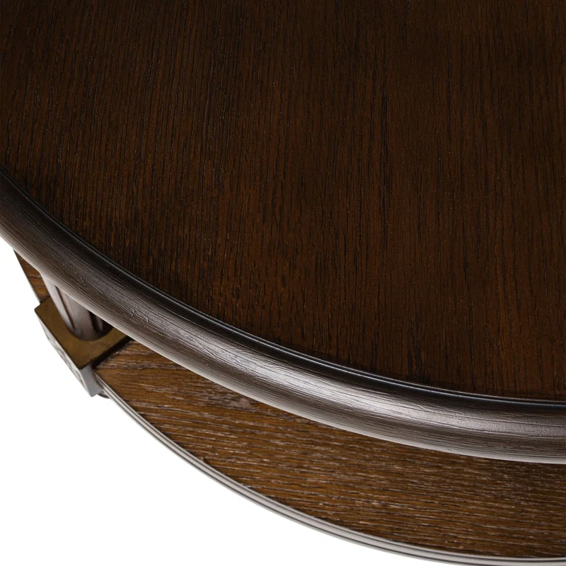 Maven Lane Pullman Round Wooden Coffee Table