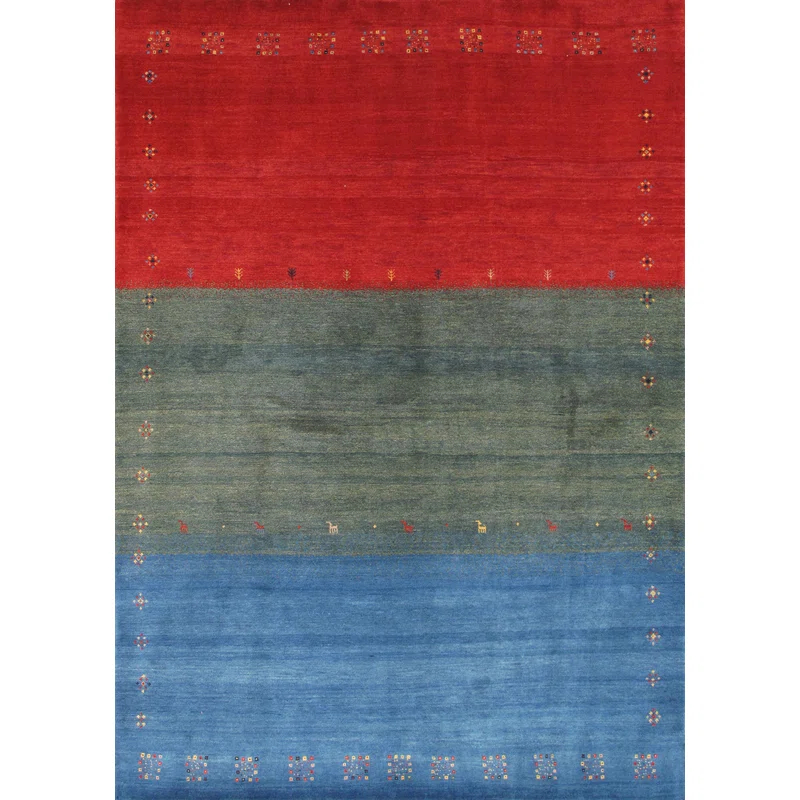 Pasargad Tribal One-of-a-Kind 5'9" X 7'11" New Age Wool Area Rug in