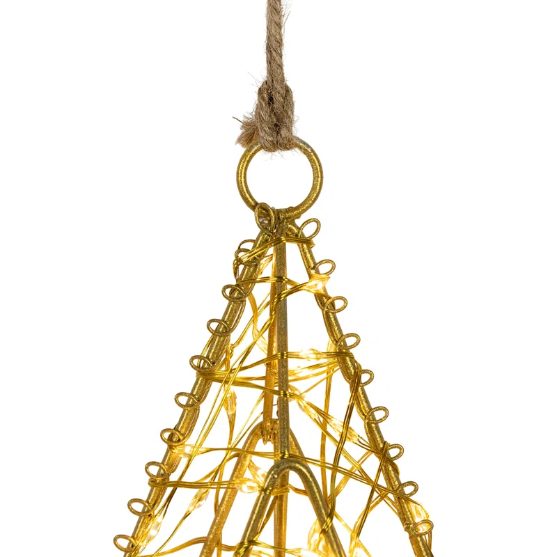 Northlight Seasonal LED Lighted Stars Outdoor Christmas Decorations - 18" - Gold - Set Of 2