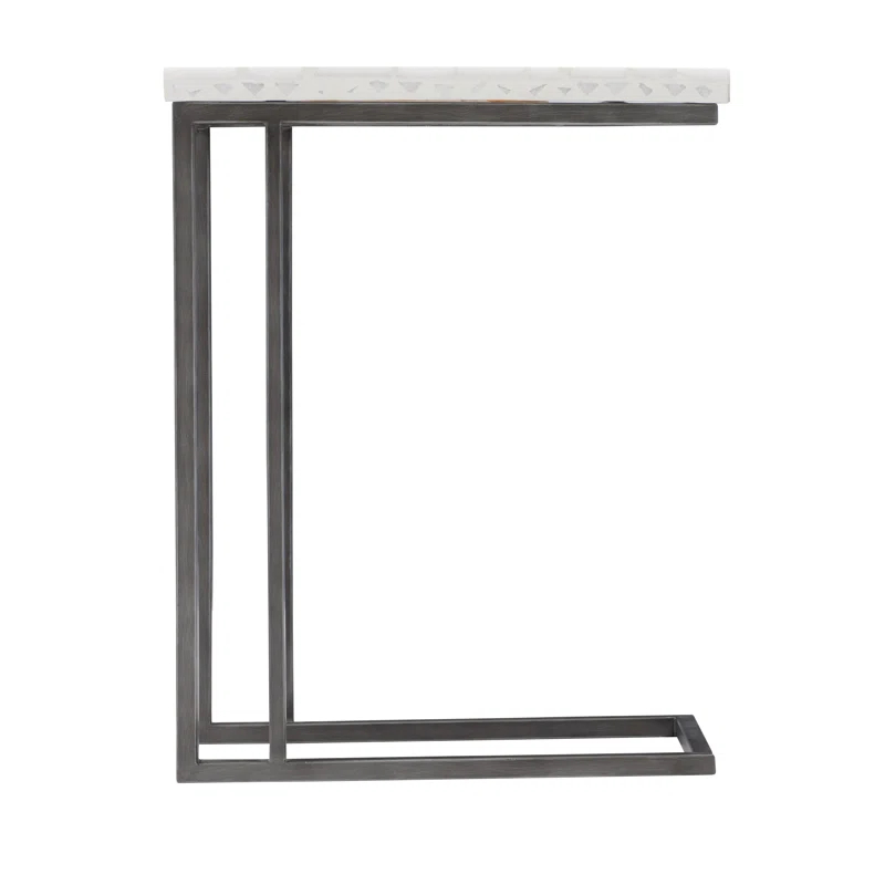 Sausalito Rectangular Concrete Outdoor Side Table