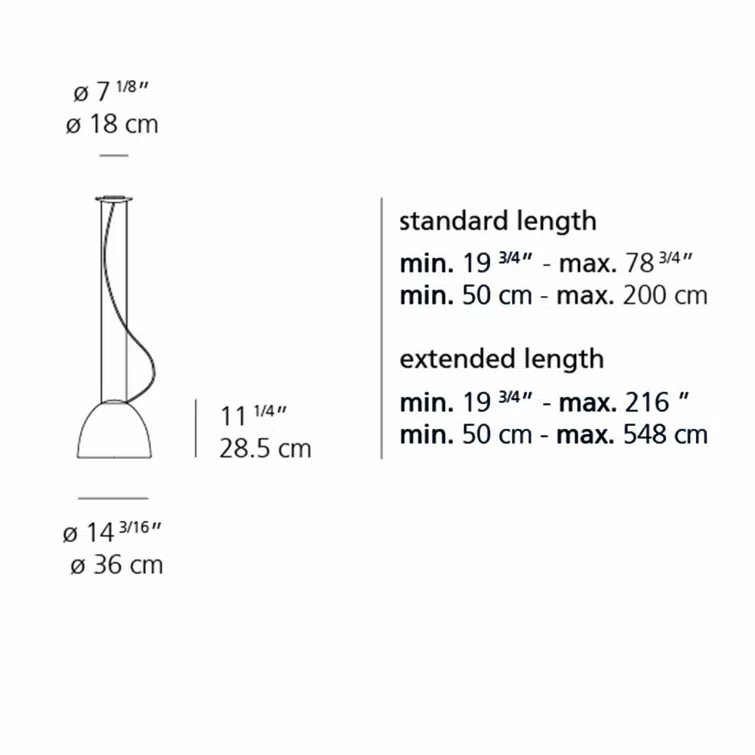 Artemide Nur Mini Gloss Pendant