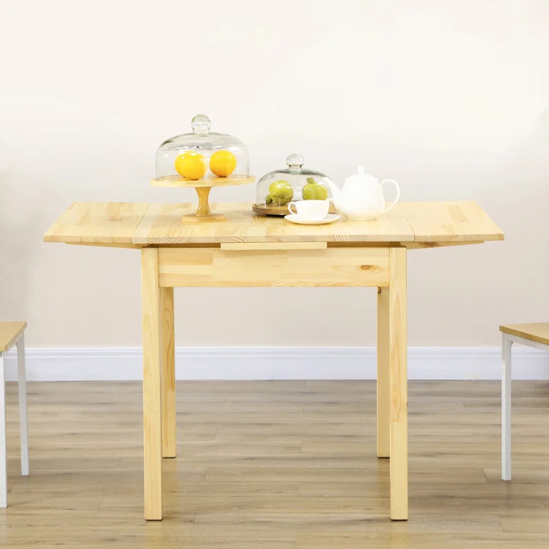 Wrought Studio™ Embri Extendable Pine Dining Table