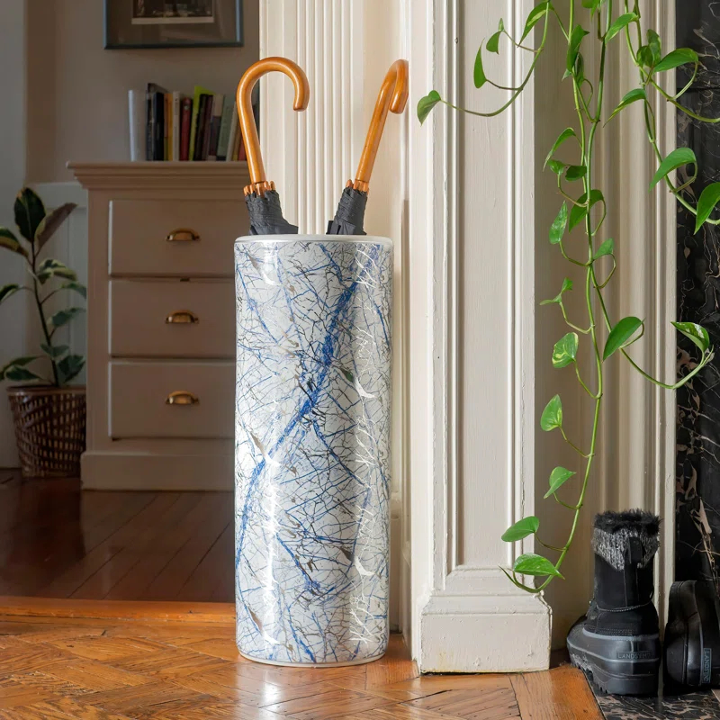 Everly Quinn Handmade Ceramic / Porcelain Floor Vase