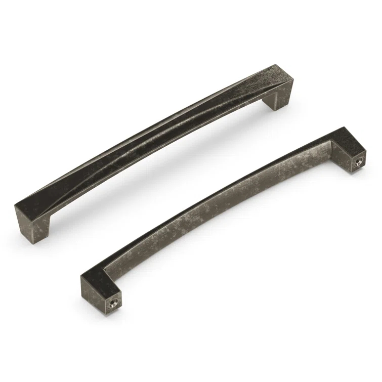 Hickory Hardware Crest Kitchen Cabinet Handles, Solid Core Drawer Pulls for Doors, 6 5/16" (160mm)