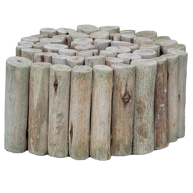 Backyard X-Scapes Eucalyptus Outdoor Garden Borders Wood Lawn Edging