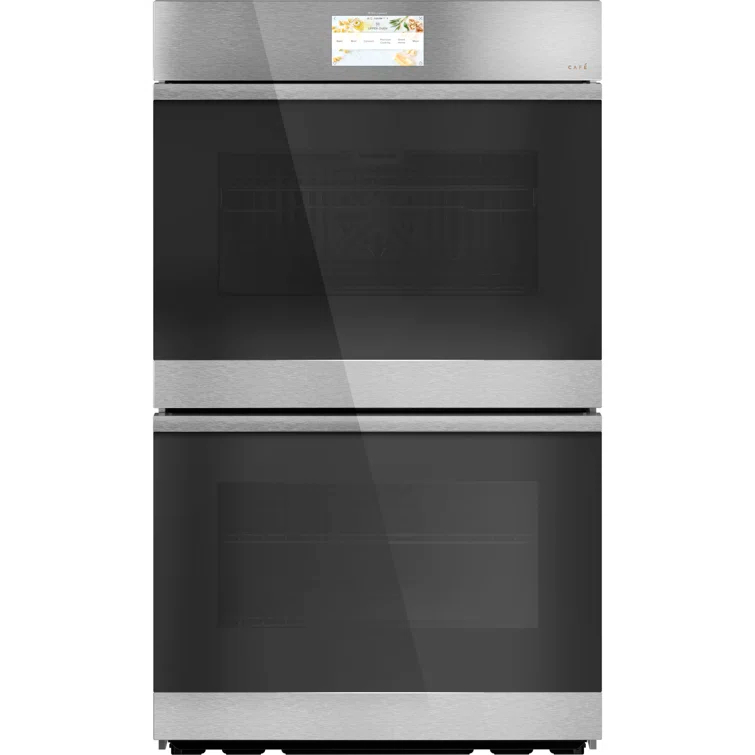 Café Minimal Series 30" 10 cu. ft Self-Cleaning Convection Electric Double Wall Oven CTD90DM2NS5