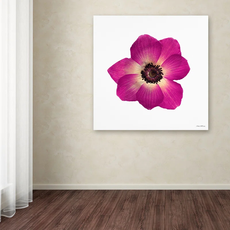 Trademark Fine Art 'Hot Pink Flower Photographic Print