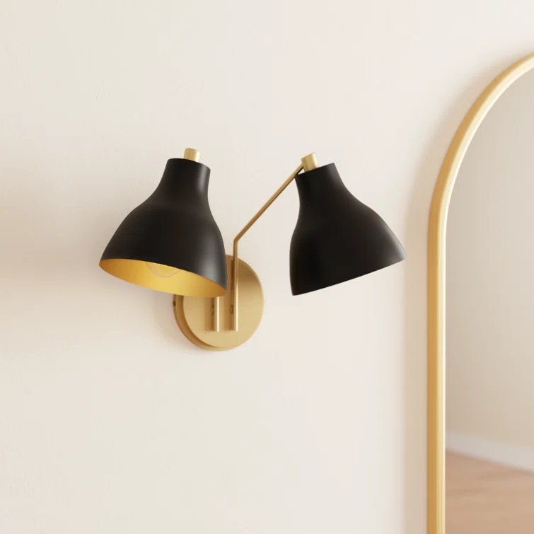 Elyse 2 Light Dimmable Armed Sconce