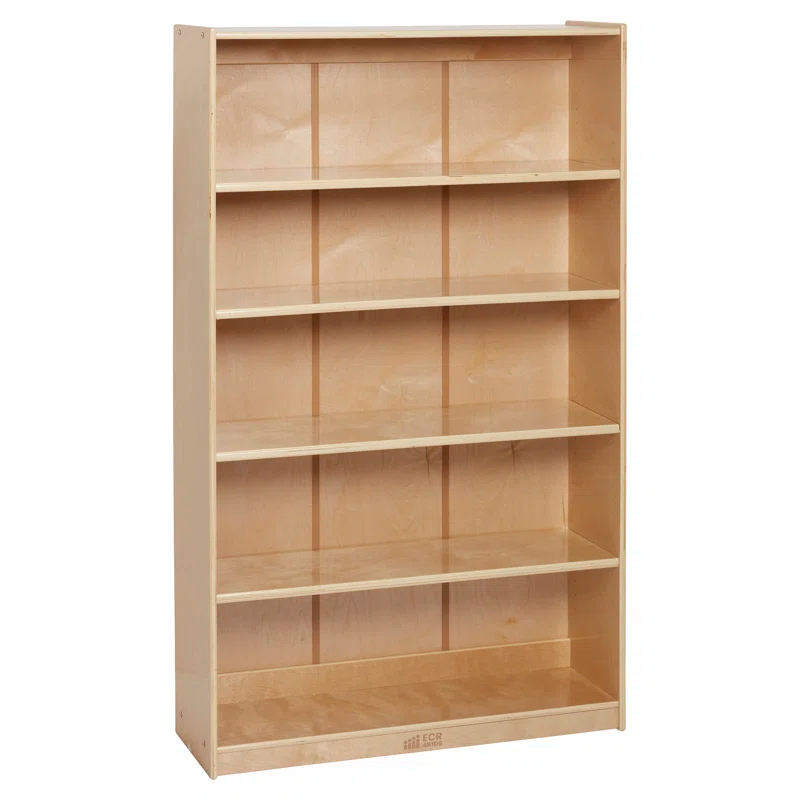 ECR4Kids ECR4Kids Classic Bookcase, 60in, Adjustable Shelves