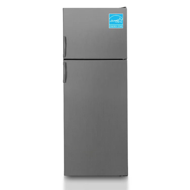 Equator Advanced Appliances Equator 14.3 cf Stainless Refrigerator-Freezer Top Mount Frost Free E-Star Europe RF 142 S