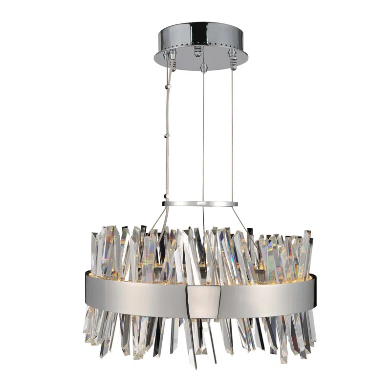 Allegri by Kalco Lighting Glacier 1 - Light LED Unique/Statement Pendant