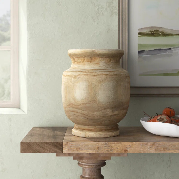 Joss & Main Texie Handmade Wood Table Vase