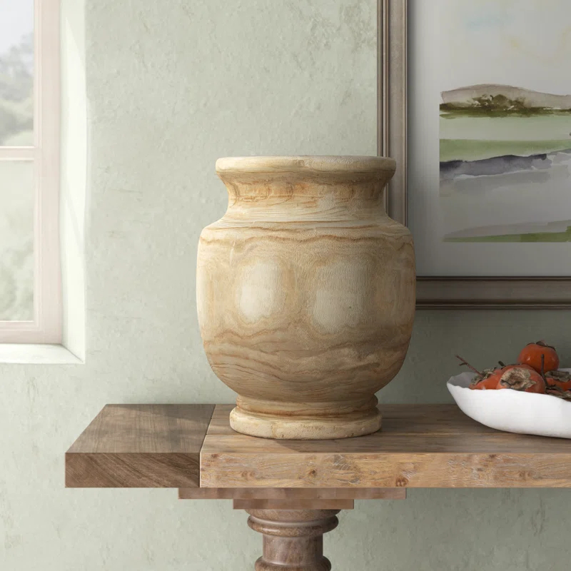 Joss & Main Texie Handmade Wood Table Vase