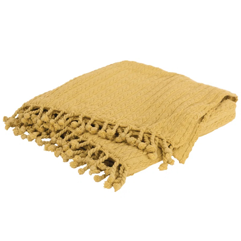 Rizzy Home Hand Woven Throw Blanket