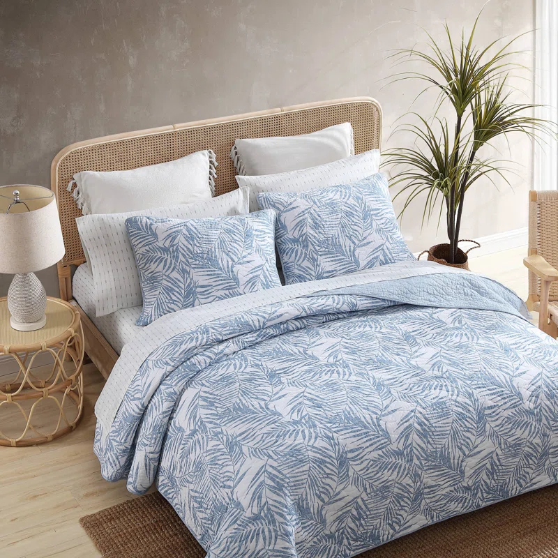 Tommy Bahama Home Tommy Bahama Palmday Cotton Reversible Quilt Set