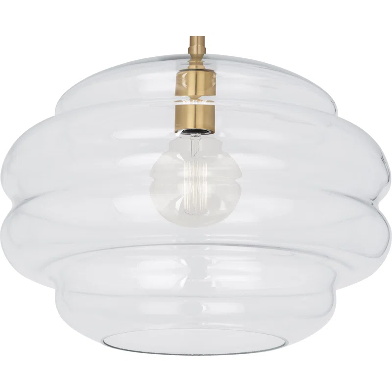 Robert Abbey Horizon 1 - Light Modern Brass Single Pendant