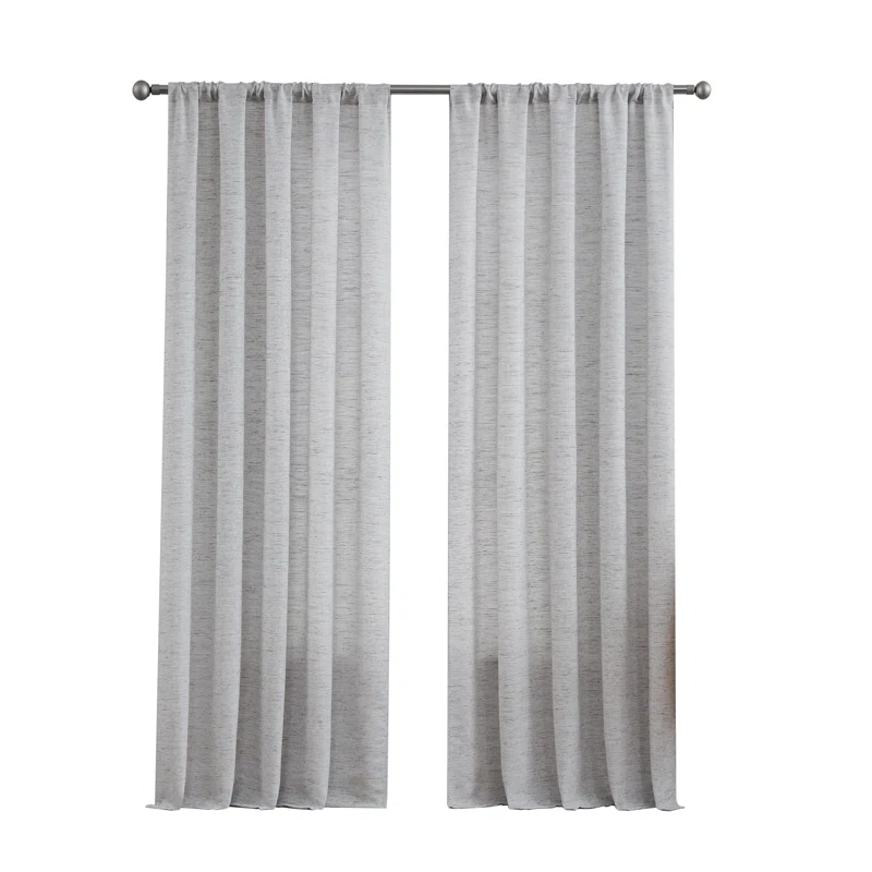 Nautica Nautica Light Filtering Rod Pocket Window Curtains Pair (Set of 2)