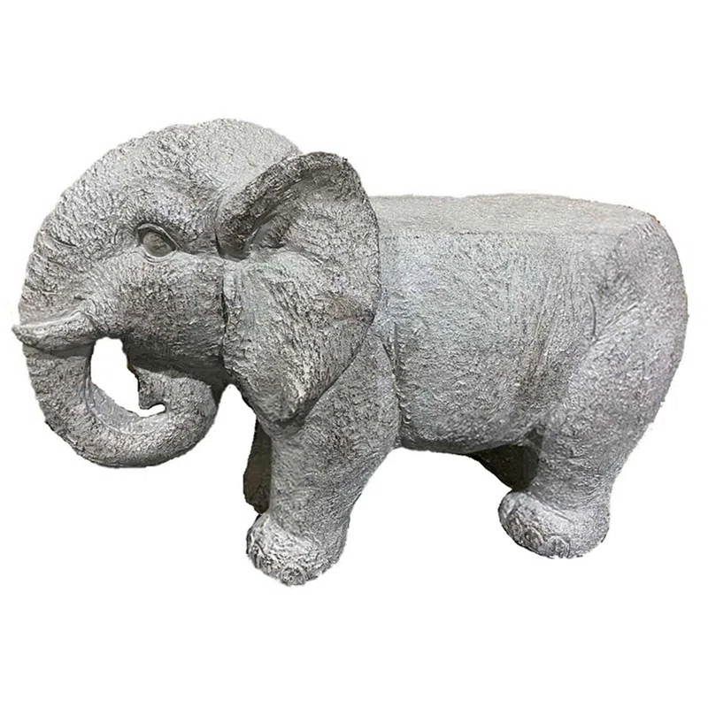 Dakota Fields Kalamazoo Elephant Weather Resistant Resin Garden Statue