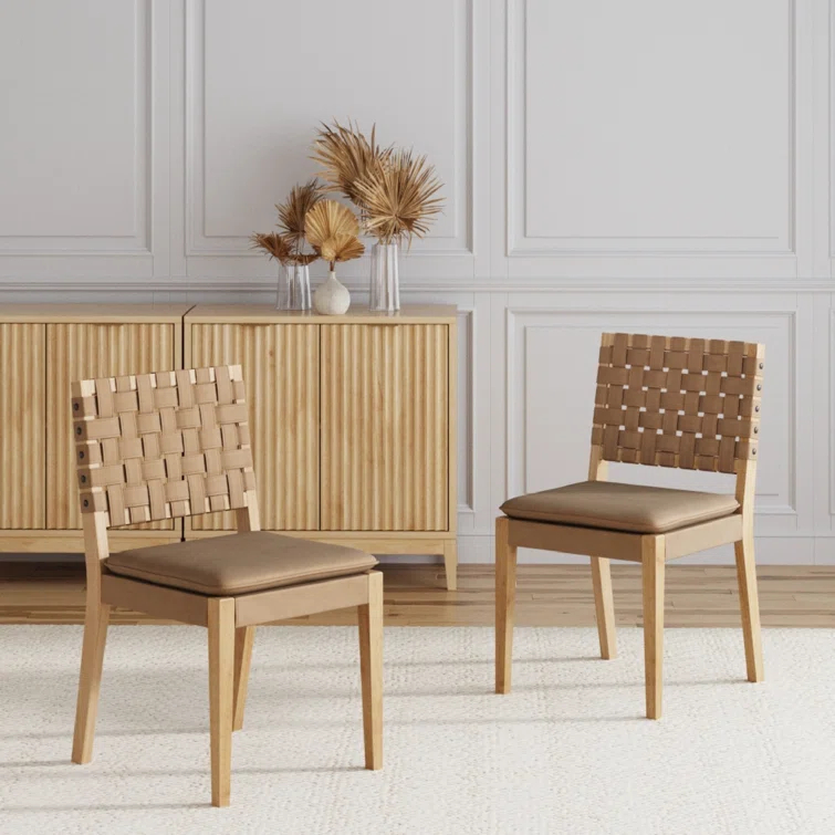 Nathan James Upholstered Stool