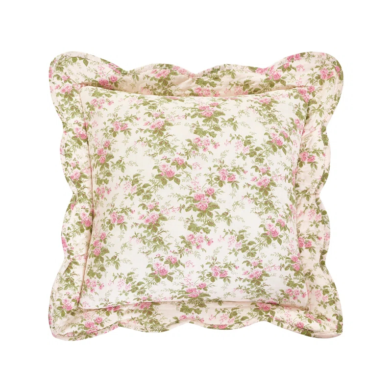 Felisa Square Embroidered Pillow