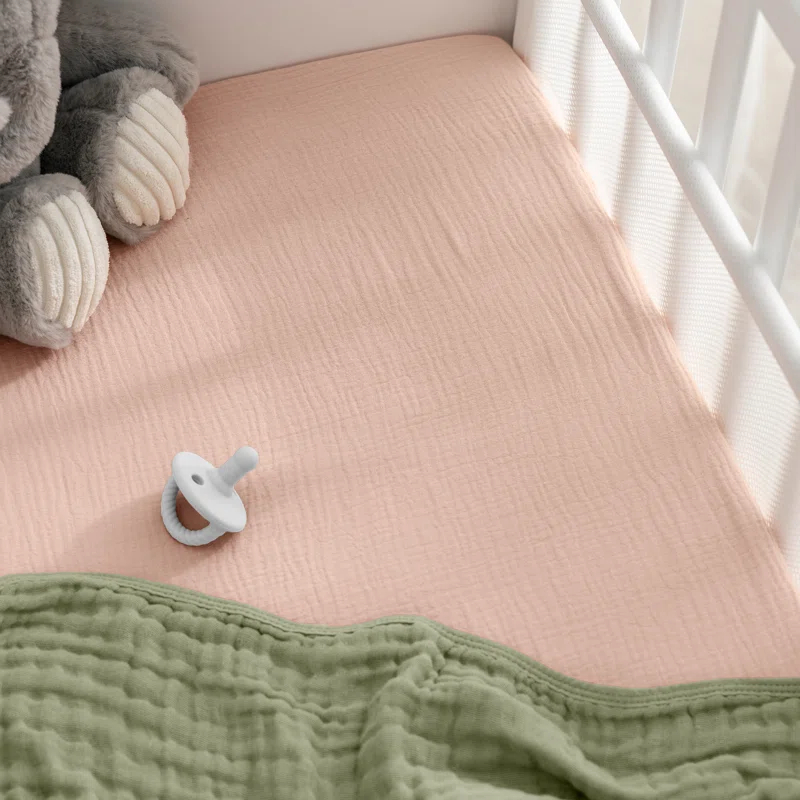 Comfy Cubs Fiited Sheets Cotton Blend Fitted Bassinet Sheet