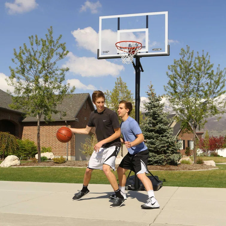 Lifetime Lifetime Height Adjustable Portable Basketball Hoop (54" Polycarbonate Backboard)